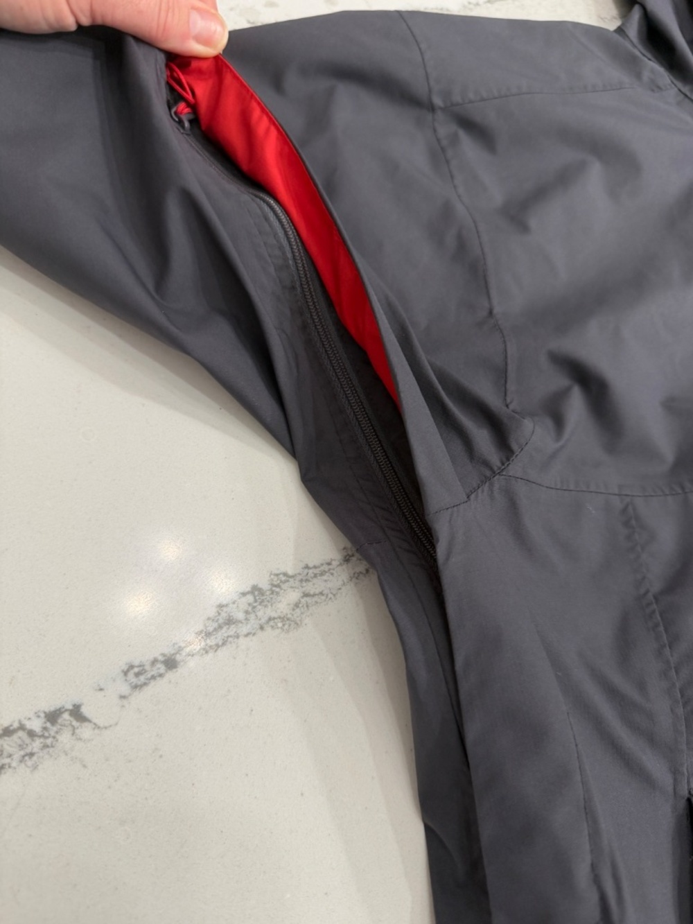 Rab Men’s Downpour Eco Waterproof Rain Jacket Gray |  Medium QWG-82 - Picture 8 of 13